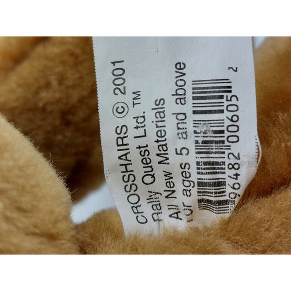 Plush Hunter Moose with Gun Rifle Plush Crosshairs 2001 17" Tall - Picture 4 of 9